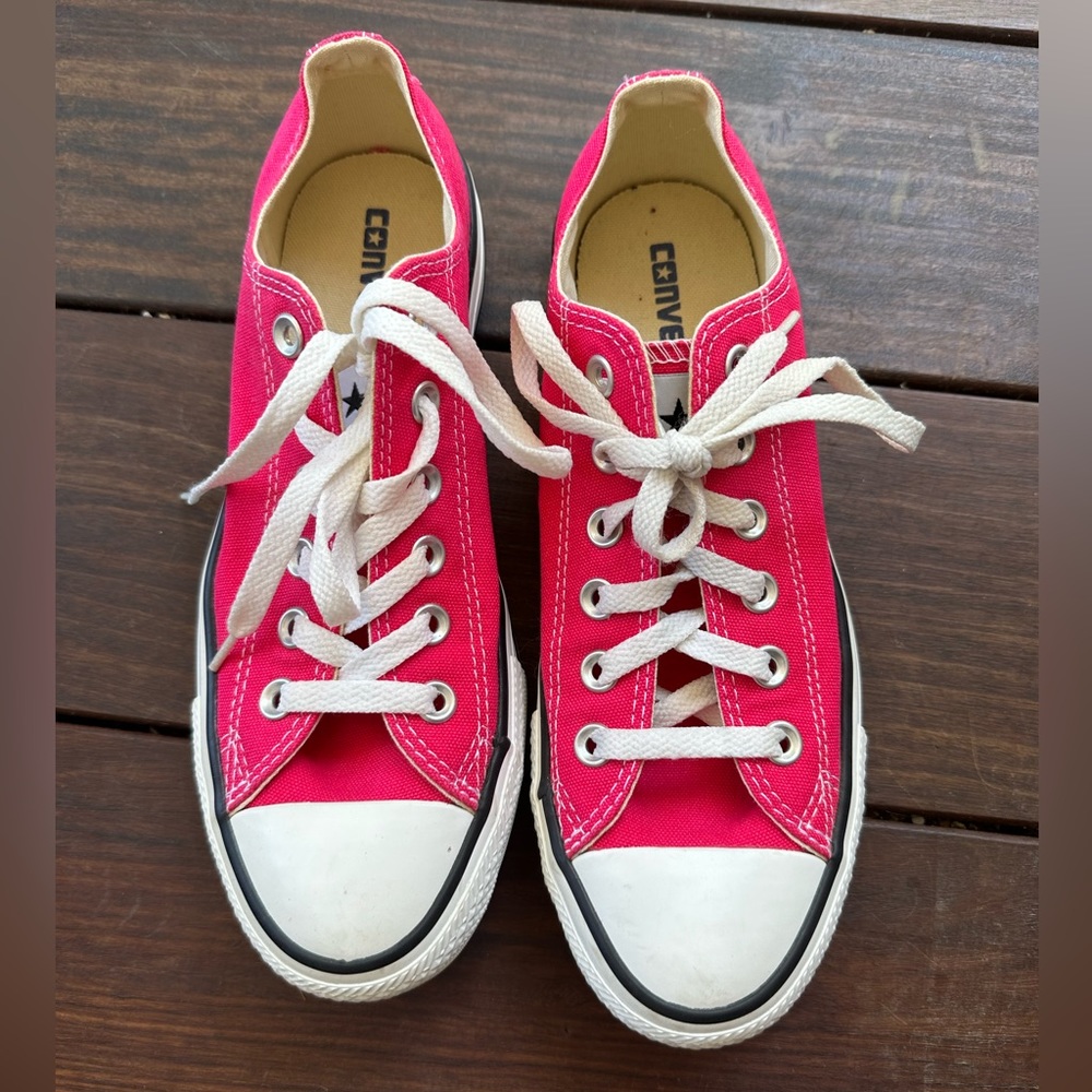 Pink Low Top Converse